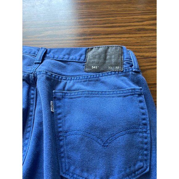 Levi’s 541 black label men’s straight leg cornflower blue jeans size 33/32 - Picture 3 of 11